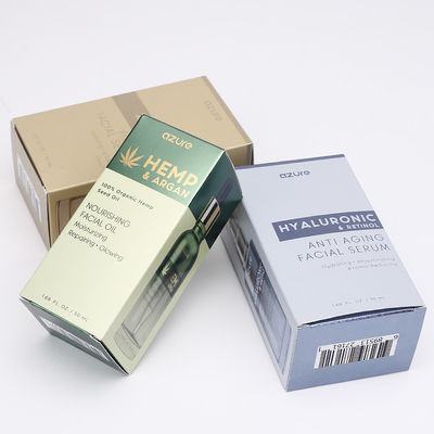 Silberne Karten-Parfümflasche CMYK 350gsm, die Logo Printed Boxes verpackt