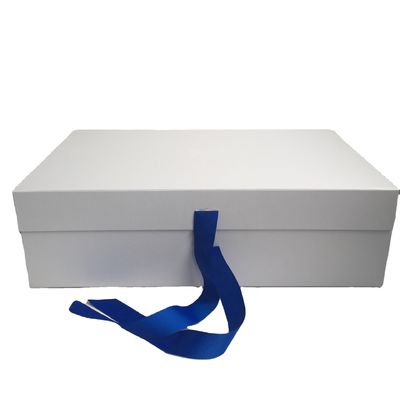 Große recyclebare Geschenkboxen 128gsm C1S Pappmit Band