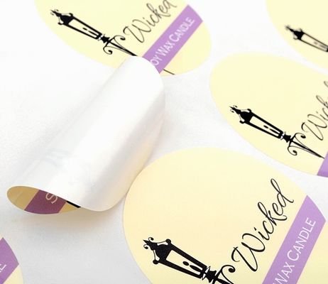 AQU lackieren selbstklebenden Aufkleber Rolls Logo Pantones CMYK
