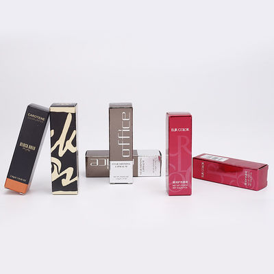 CMYK-Lippenstift C1S Art Paper Cosmetic Packaging Boxes Eco freundlich