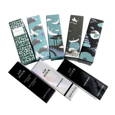 CMYK-Lippenstift C1S Art Paper Cosmetic Packaging Boxes Eco freundlich