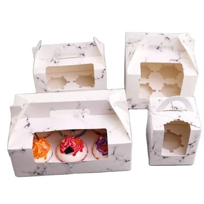 TORTENSCHACHTEL-kundenspezifische Farbe Soem-ODM faltbaren Kraftpapier-420gsm Luxus