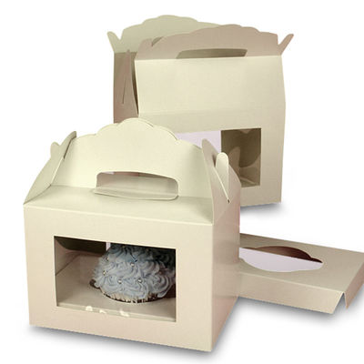 TORTENSCHACHTEL-kundenspezifische Farbe Soem-ODM faltbaren Kraftpapier-420gsm Luxus
