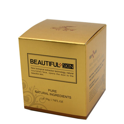 Wegwerfverpacken der goldfarbe325g Art Paper Box Cosmetic Gift