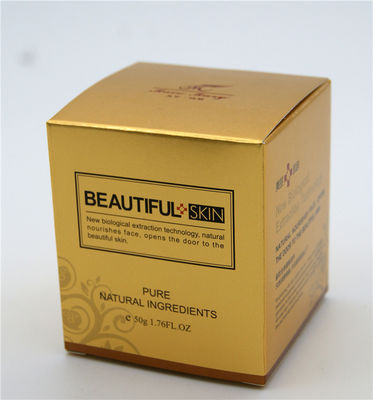 Wegwerfverpacken der goldfarbe325g Art Paper Box Cosmetic Gift