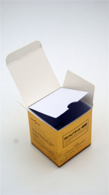 Wegwerfverpacken der goldfarbe325g Art Paper Box Cosmetic Gift
