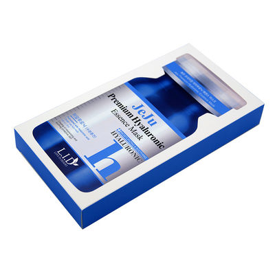 Silbernes Brett der Wesentlich-Masken-300gsm druckte kosmetische Kästen Logo Printed