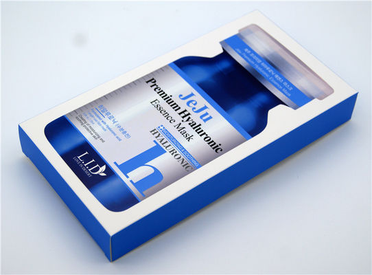 Silbernes Brett der Wesentlich-Masken-300gsm druckte kosmetische Kästen Logo Printed
