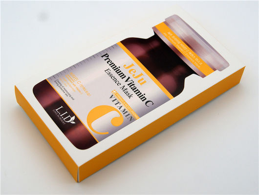 Silbernes Brett der Wesentlich-Masken-300gsm druckte kosmetische Kästen Logo Printed