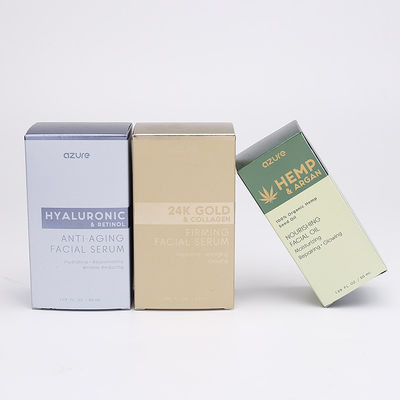 Silberne Karten-Parfümflasche CMYK 350gsm, die Logo Printed Boxes verpackt