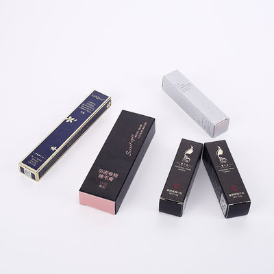 Kundenspezifische Lippenbalsam-Verpackenkästen Pantone-Farbe der Pappe350g