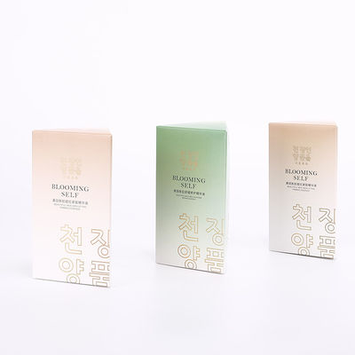 Faltendes Kosmetik-Verpacken C1S Art Paper Cosmetic Paper Boxes Papp