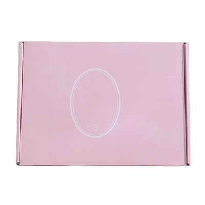 Gewellter blauer weißer rosa Versandkasten Eco CCNB C2S C1S freundlich