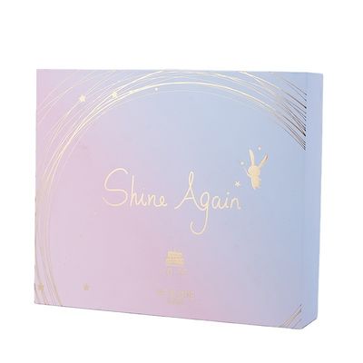 Rosa blaues 300gsm Art Paper Custom Luxury Apparel packt das heiße Stempeln ein