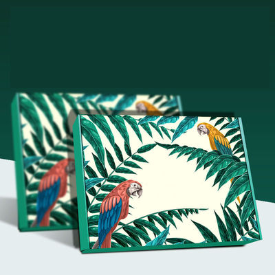 Pappgeschenkboxen des Flachgehäuse-800gsm mit Deckel-kundenspezifischer Form