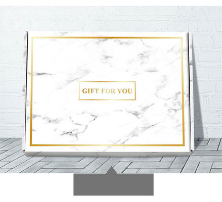 Pappgeschenkboxen des Flachgehäuse-800gsm mit Deckel-kundenspezifischer Form