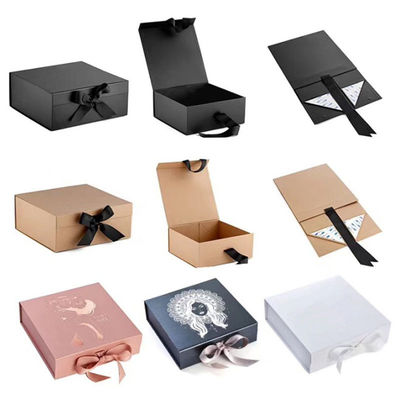 Kleine faltbare ODM-Rechteck-Geschenk-Verpackung packt Wellpapp ein
