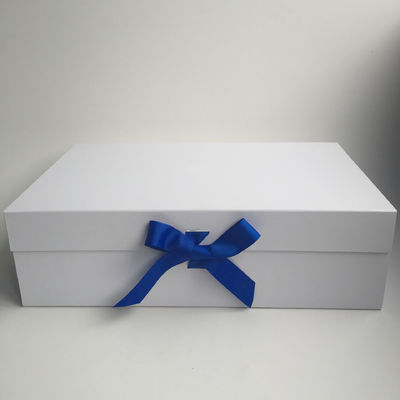 Große recyclebare Geschenkboxen 128gsm C1S Pappmit Band