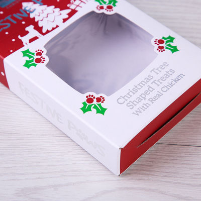 Kreative Geschenkbox-kundenspezifisches Logo des Darstellungs-Verpacken-CMYK Windowed