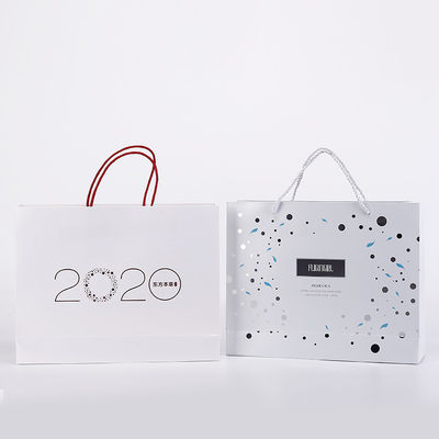 Einkaufsverpackenlamelliertes Logo C1S Art Paper Tote Bags Custom