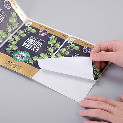 Klebender BOPP-Produkt-Aufkleber beschriften beständige bedruckbare Kreis-UVaufkleber
