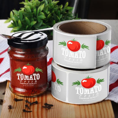 Drucken Sie eigene klebende Aufkleber-Rolle Logo Products Packages Vinyls BOPP
