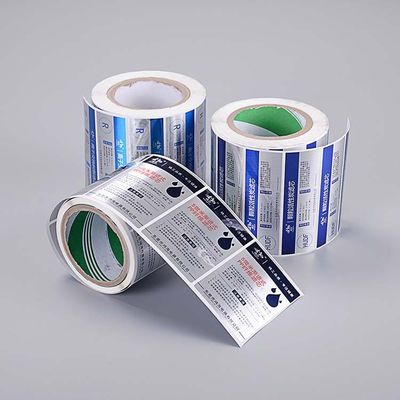 Quadratische Stellen-Farbpolypropylen-kundenspezifische Aufkleber-multi Art