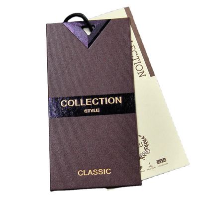 Kleiderprodukt-Schnur CMYK personifizierte Hang Tag Custom Logo