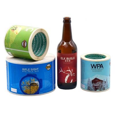 Gerundetes Vinylungiftige kundenspezifische Aufkleber-kundenspezifisches Drucken