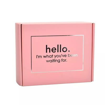 Geschenk-Verpackungs-Kästen CMYK rosa mit Band