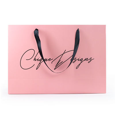 Kundenspezifische bedruckbare Papiertüten LOGO Cosmetics Gifts CMYK mit Griff