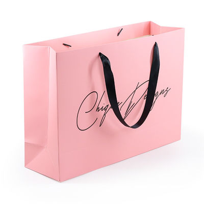 Kundenspezifische bedruckbare Papiertüten LOGO Cosmetics Gifts CMYK mit Griff