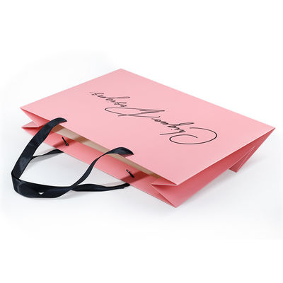 Kundenspezifische bedruckbare Papiertüten LOGO Cosmetics Gifts CMYK mit Griff
